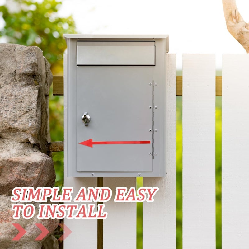 KALLORY 5pcs Reflective Arrow Stickers Self-Adhesive Decals for Mailbox Directional Marking Outdoor Road Instructions Easy to Apply Removable Design for Improved Visibility - Image 4